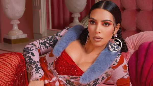 Kim Kardashian Slammed For Flaunting 'Om' Earrings, Netizens Say 'Leave Our Culture & Religion Alone'