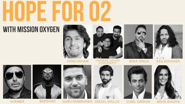 Celebrities Come Together For Mission Oxygen - Virtual Fundraiser