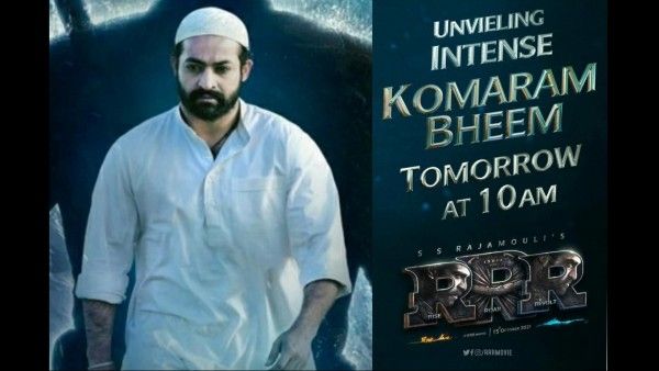 Jr NTR’s Intense Look As Komaram Bheem From RRR To Be Out Tomorrow At 10 AM