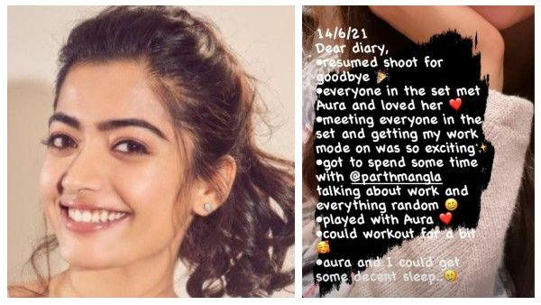 Rashmika Mandanna Resumes Shooting For Goodbye; Expresses Excitement In Her Latest Diary Entry, Read On!