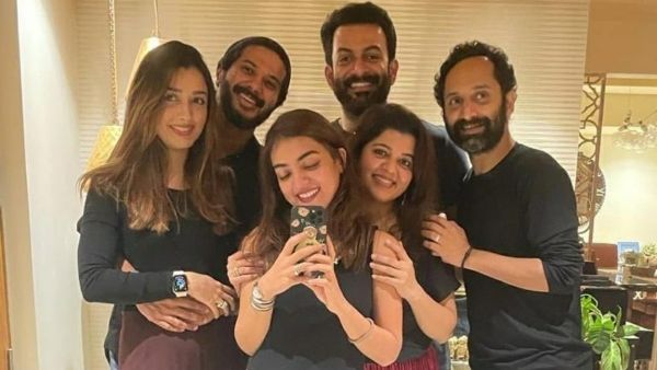 Dulquer Salmaan, Prithviraj Sukumaran, Fahadh Faasil & Their Wives Hangout; Pic Wins The Internet