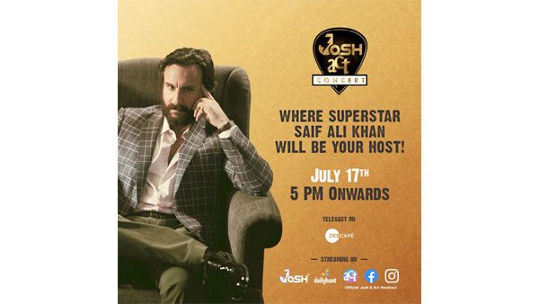 Saif Ali Khan To Host Josh ACT Music Concert: Top Artists From India And Abroad To Perform For A Cause