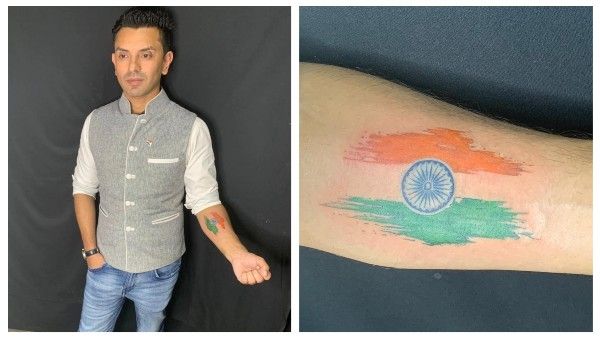 Bigg Boss 13's Tehseen Poonawalla Gets Indian Flag Tattooed On His Arm; Says 'My Tricolor Is What I Live For'