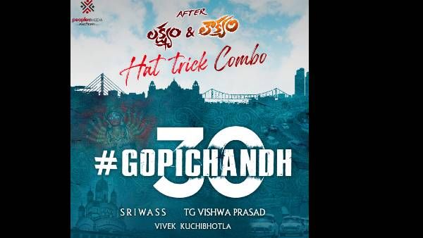 Gopichand 30 With Sriwass Under People Media Factory Announced