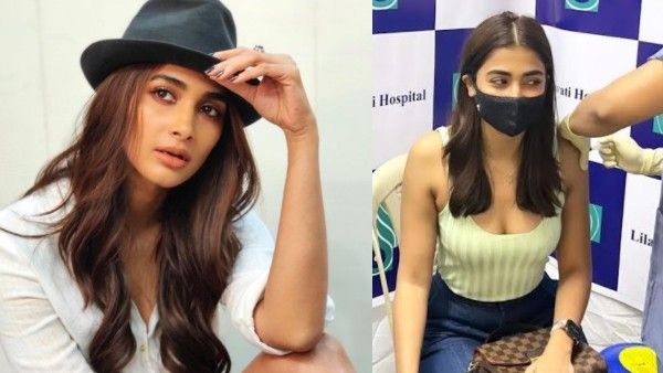 Pooja Hegde Has The Cutest Reaction On Getting Jabbed Before Getting Back To Sets
