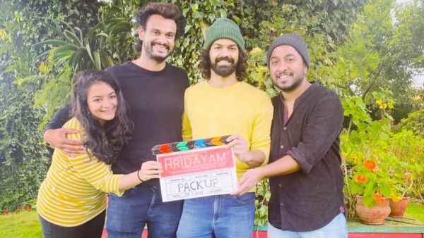Hridayam: Vineeth Sreenivasan And Pranav Mohanlal Wrap Up The Project
