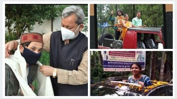 Indian Idol 12: Pawandeep Meets Uttarakhand CM; Arunita Kanjilal And Nihal Tauro Get Grand Welcome In Hometown