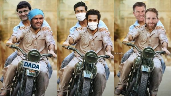 RRR's Poster Starring Ram Charan And Jr NTR Turns Out To Be A Huge Hit; Celebs Share Their Own Versions