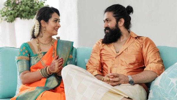 Yash And Radhika Pandit’s Pictures From Housewarming Ceremony Go Viral; See Pics Of Their New Plush Home!