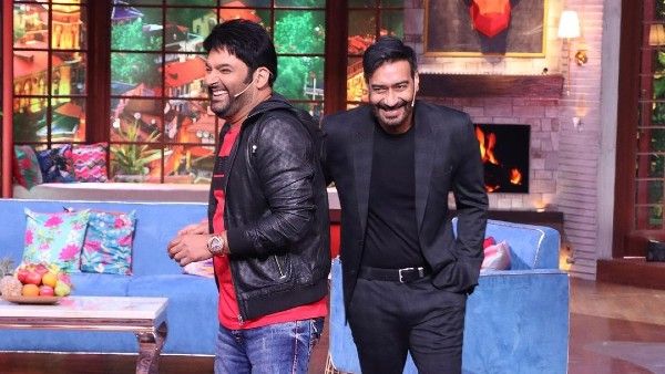 Ajay Devgn Shares Hearty Laugh With Kapil Sharma On Sets Of The Kapil Sharma Show, Comedian Shares Pics