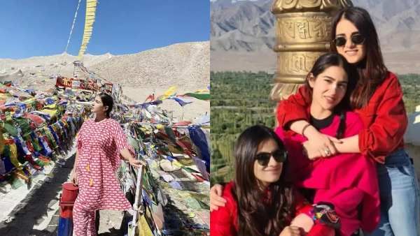 Sara Ali Khan Takes A Dip In Ladakh's Cool Stream, Shares New Pics With Radhika Madan and Jasleen Royal