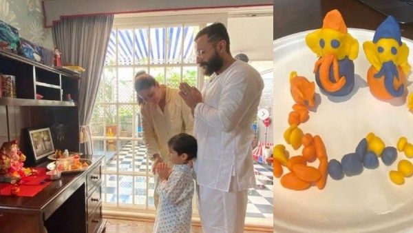Kareena Kapoor Khan Celebrates Ganesh Chaturthi With The Loves Of Her Life Saif And Taimur