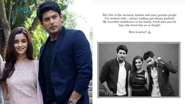 Alia Bhatt Mourns Sidharth Shukla’s Death; Pens Heartfelt Note For Her Humpty Sharma Ki Dulhania Co-Star