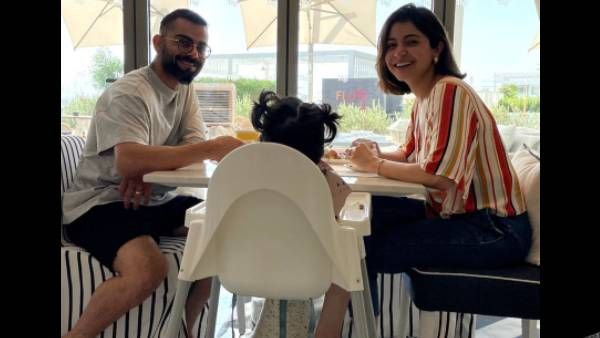 Virat Kohli Shares An 'AwwDorable' Picture With Wife Anushka Sharma And Daughter Vamika