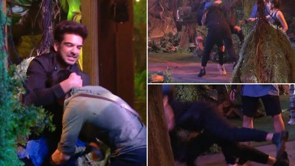 Bigg Boss 15: Karan Kundrra Chokeslams Pratik Sehajpal, Netizens Demand His Eviction; Read Tweets