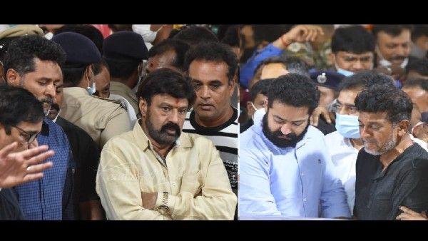 Puneeth Rajkumar Demise: Jr NTR, Balakrishna, Prabhu Deva And Other Celebrities Pay Their Last Respects