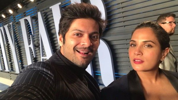 Richa Chadha Surprises Beau Ali Fazal On His Birthday On His Set In Delhi