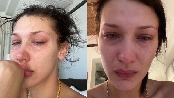 Bella Hadid Says Social Media Is Fake, Shares Tearful Selfies & Talks About 'Breakdowns & Burnouts'