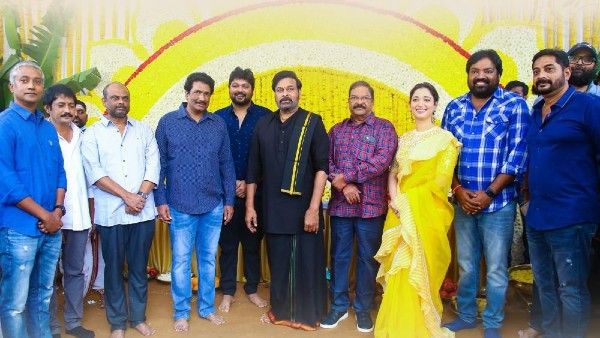 Bholaa Shankar Launched, Chiranjeevi, Meher Ramesh, Tamannaah Bhatia Attend The Event