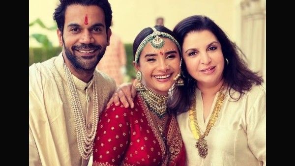Rajkummar Rao-Patralekhaa's Wedding: Farah Khan Shares A Happy Moment With The 'Golden Couple'