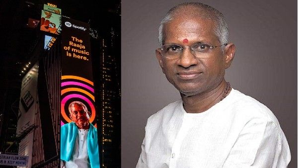 Ilaiyaraaja Makes His Times Square Billboard Debut!