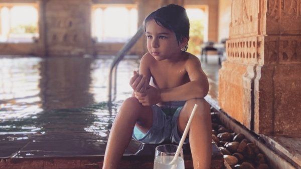 Kareena Kapoor Shares Adorable Pic Of Taimur Ali Khan Chilling By The Pool In Rajasthan