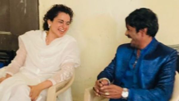 Kangana Ranaut Shares A Happy Picture With Nawazuddin Siddiqui From The Tiku Weds Sheru Sets