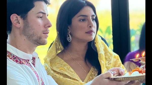 Priyanka Chopra And Nick Jonas Perform Lakshmi Puja At Their Home, John Legend Attends Their Diwali Bash