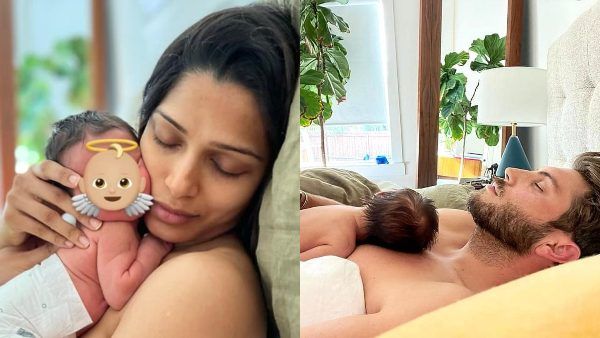 Freida Pinto & Husband Cory Welcome Baby Boy Rumi-Ray On Latter's Birthday