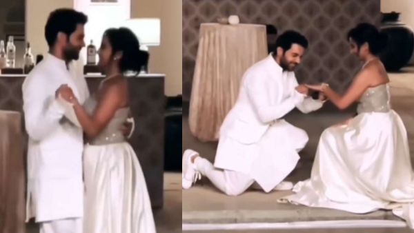 Rajkummar Rao & Patralekhaa Exchange Rings In A Dreamy Engagement Ceremony; See Video