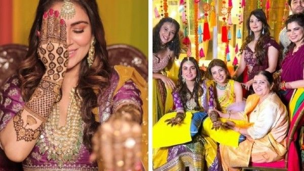 Shraddha Arya Shows Off Her Engagement Ring At Her Mehndi Function; Anjum Fakih, Shashank Vyas & Others Attend