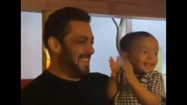 Salman Khan Shares An Adorable Video Of Him Feeding Monkeys With His Niece Ayat Sharma