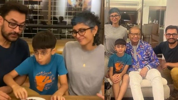 Aamir Khan And His Ex Wife Kiran Rao Reunite To Celebrate Son Azad's Birthday; See Photos