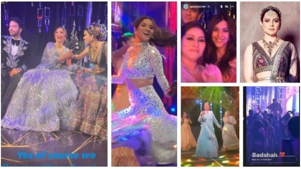 Ankita Lokhande-Vicky Jain Set The Stage On Fire At Their Sangeet; Kangana Ranaut Makes A Grand Entry (Videos)