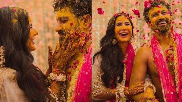 Katrina Kaif-Vicky Kaushal's Haldi Ceremony: Couple Expresses Their Love For Each Other In Shades Of Yellow