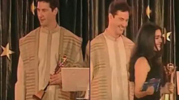 Keanu Reeves Attended Bollywood Awards Night In A Kurta-Pyjama, Presented Best Debut Award to Preity Zinta
