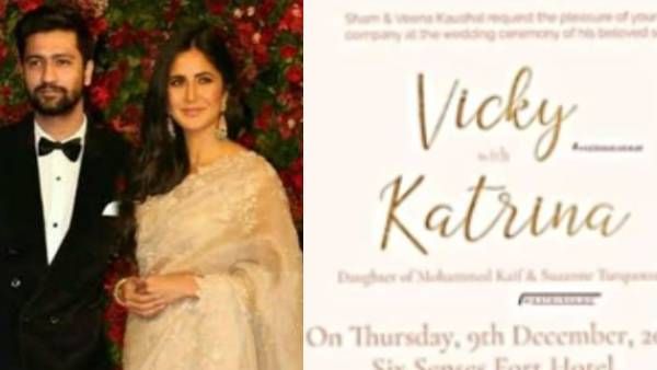 Katrina Kaif And Vicky Kaushal's Wedding Card LEAKED, Extends Warm Invites To The Couple's Guests