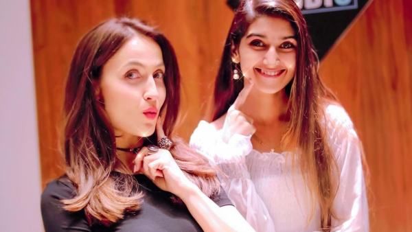Artist Rubeena Siddiqui Grins Wide As She Poses With Elli AvrRam