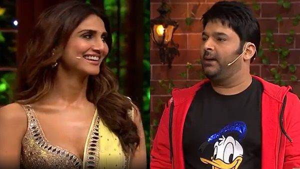TKSS: Kapil Sharma Flirts With Chandigarh Kare Aashiqui Star Vaani Kapoor & Leaves Her Blushing (VIDEO)