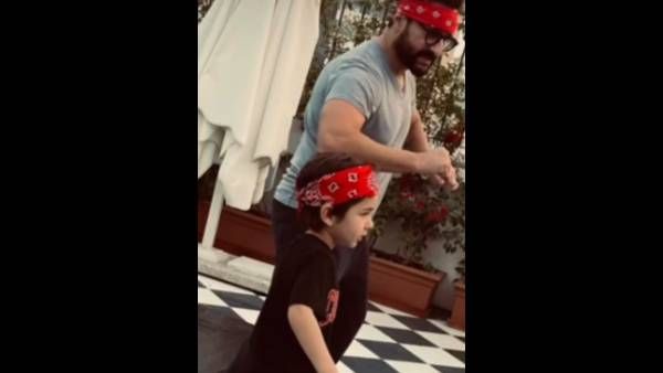 Kareena Kapoor Khan Shares A Delightful Picture Of Saif Ali Khan And Taimur Twinning