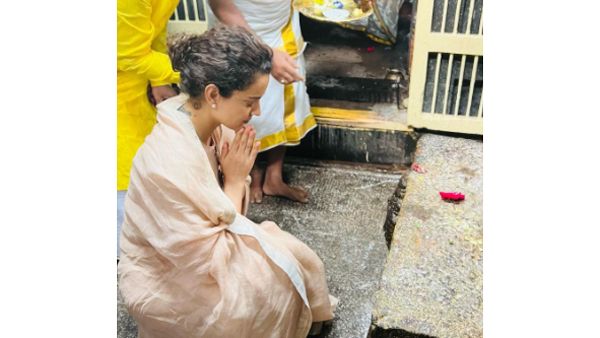 Kangana Ranaut Starts New Year By Visiting Balaji Temple, Says She Wants 'Less FIRs And More Love Letters'