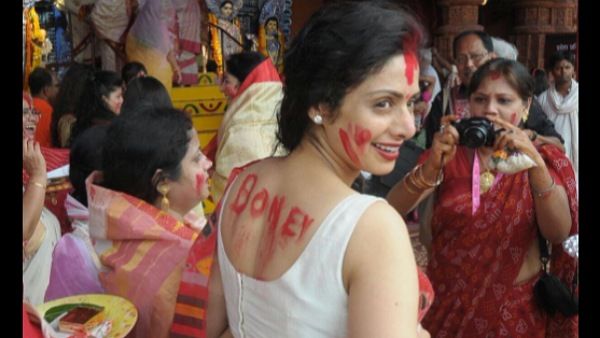 Boney Kapoor Shares A Beautiful Throwback Picture Of His Late Wife Sridevi From A Durga Puja Celebration