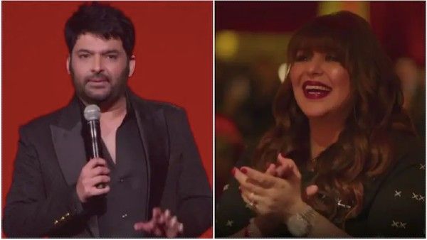 Kapil Sharma Complains Wife Ginni Never Listens To Him, Hides Face After Teasing Her During Vancouver Concert