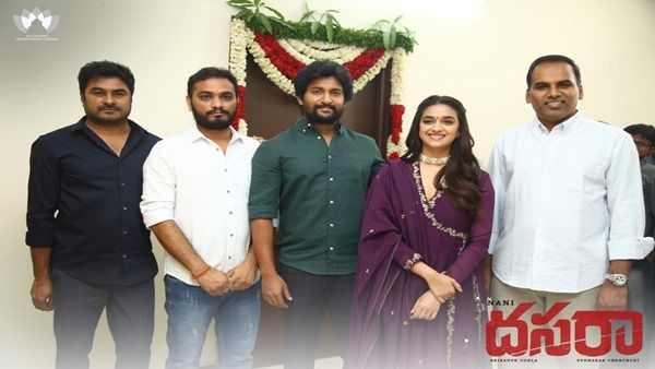 Nani And Keerthy Suresh Launch Their Upcoming Film Dasara