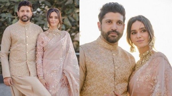 Farhan Akhtar And Shibani Dandekar Share Dreamy Photos From Their Civil Wedding