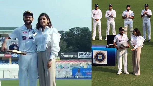 Anushka Sharma Joins Virat Kohli On Field Before His 100th Test Match; Latter Calls Her 'Pillar Of Strength'