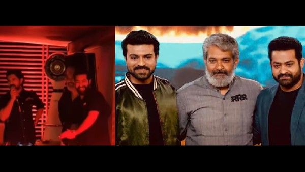 Video From Ram Charan’s Birthday Celebration With Jr NTR And SS Rajamouli Goes Viral