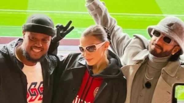 Ranveer Singh Enjoys Premier League With Bella Hadid In London, Calls Her 'My Beautiful, Gracious Friend'
