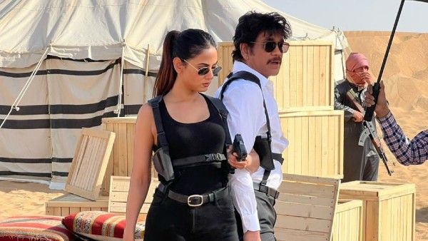 The Ghost: Nagarjuna Akkineni And Sonal Chauhan’s Leaked Picture From The Sets Goes Viral