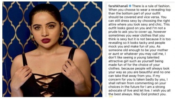 Farah Khan Ali Shares 'Fashion Rules' With Urfi Javed; Latter Slams Her For Calling Her Dressing 'Distasteful'